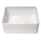 Alfi Brand 24" White Thin Wall Sgl Bowl Smooth Apron Fireclay Kitchen Farm Sink ABF2418-W - alternate 7
